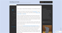 Desktop Screenshot of databigandsmall.com